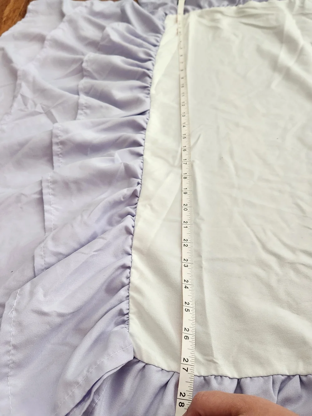 Sweet Jojo Designs Purple Girl Nursery 3 Tiered Ruffled Crib Bed Skirt